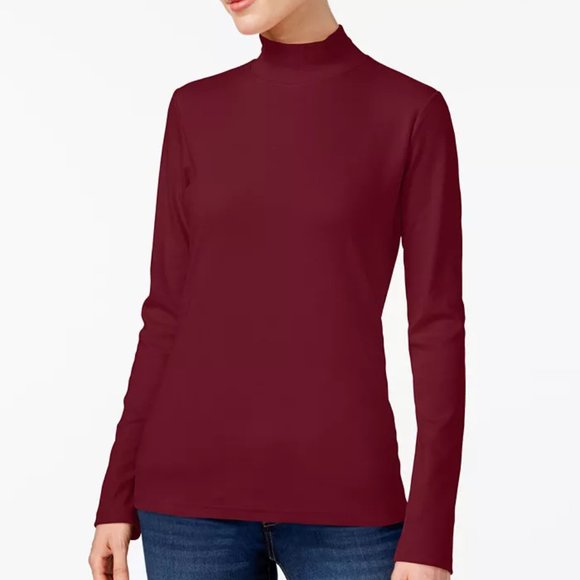 Karen Scott Sweaters Nwt Karen Scott Mock Neck Turtleneck Sweater